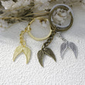 Zinc Alloy Wing Keychain For Bag Charm Gift view 3
