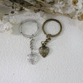 Zinc Alloy Heart Love Keychain Bag Charm Gift – Antique Copper view 3