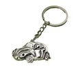 Zinc Alloy Car Shape Keychain Minimalist Key Ring Gift view 5