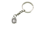 Metal Minimalist Alarm Clock Keychain Decorative Key Ring Gift view 5