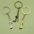 Metal High Heel Keychain For Bag Charm Gift view 1