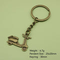 Zinc Alloy Simple Motorcycle Keychain Car Key Ring view 2