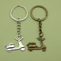 Zinc Alloy Simple Motorcycle Keychain Car Key Ring view 1