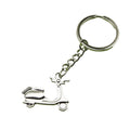 Zinc Alloy Simple Motorcycle Keychain Car Key Ring view 5