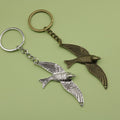 Zinc Alloy Swallow Minimalist Keychain Bag Charm Gift view 1