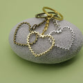 Metal Heart Keychain Bag Charm Gift view 4