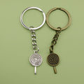 Metal Simple Lollipop Keychain Candy Bag Charm Gift view 1