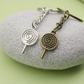 Metal Simple Lollipop Keychain Candy Bag Charm Gift view 4