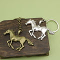 Zinc Alloy Horse Keychain Bag Charm Gift view 4