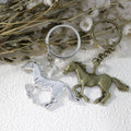 Zinc Alloy Horse Keychain Bag Charm Gift view 3