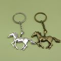 Zinc Alloy Horse Keychain Bag Charm Gift view 1