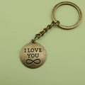 Metal I Love You Letter Keychain Romantic Gift Key Ring view 6