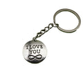 Metal I Love You Letter Keychain Romantic Gift Key Ring view 5
