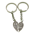 Zinc Alloy Best Friend Letter Keychain Friendship Gift Key Ring view 5