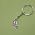 Zinc Alloy Best Friend Letter Keychain Friendship Gift Key Ring view 4