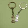 Metal Yarn Ball Keychain Bag Charm view 1