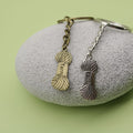 Metal Yarn Ball Keychain Bag Charm view 4