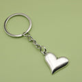 Zinc Alloy Minimal Heart Keychain Bag Charm Key Ring Gift view 6