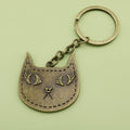 Zinc Alloy Minimalist Cat Keychain For Bag Charm Gift view 6