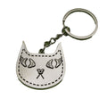 Zinc Alloy Minimalist Cat Keychain For Bag Charm Gift view 5