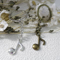 Metal Minimalist Comma Shape Keychain Bag Charm Gift view 3