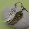 Zinc Alloy Minimalist Wing Keychain For Angel Bag Charm – Antique Copper view 4