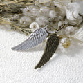 Zinc Alloy Minimalist Wing Keychain For Angel Bag Charm – Antique Copper view 3