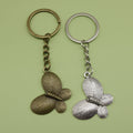 Zinc Alloy Butterfly Keychain for Bag Charm Gift view 1
