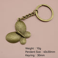 Zinc Alloy Butterfly Keychain for Bag Charm Gift view 2