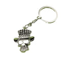 Metal Hat Skull Keychain For Bag Charm Gift view 5