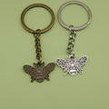 Zinc Alloy Minimalist Bee Keychain Bag Charm Gift view 1