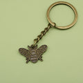 Zinc Alloy Minimalist Bee Keychain Bag Charm Gift view 6