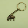Metal Minimalist Elephant Keychain Bag Charm Gift Accessory view 6