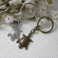 Metal Simple Turtle Keychain Bag Charm Gift view 3