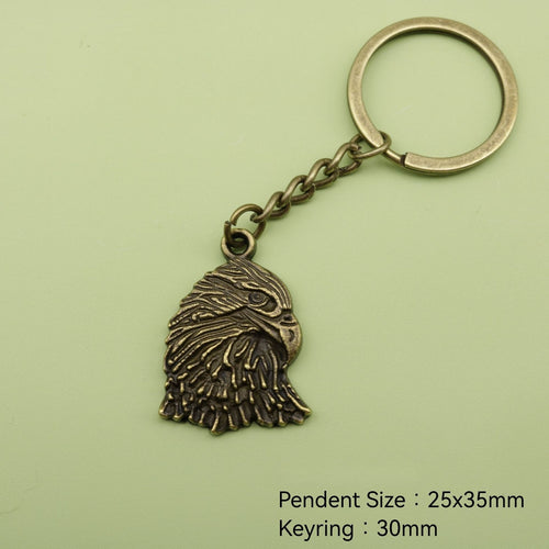 Metal Eagle Keychain Bag Charm