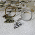 Zinc Alloy Best Friends Keychain Matching Gift Key Ring view 3