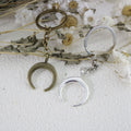 Zinc Alloy Crescent Moon Horn Keychain Key Ring Gift view 3