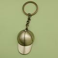Metal Hat Keychain Bag Charm view 1