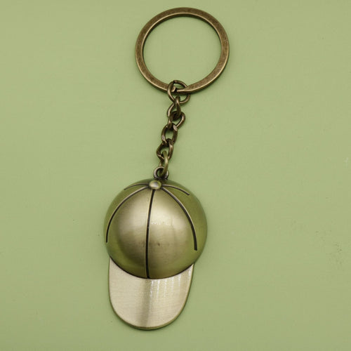 Metal Hat Keychain Bag Charm