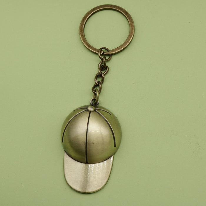 Metal Hat Keychain Bag Charm