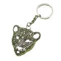 Metal Leopard Head Keychain Bag Charm view 5