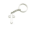 Zinc Alloy Simple Cross Keychain Key Ring Gift view 5