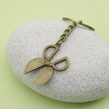 Metal Scissors Shape Keychain For Bag Charm Gift view 4