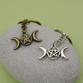 Zinc Alloy Sun Moon Stars Keychain Celestial Bag Charm view 4