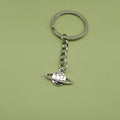 Zinc Alloy Cosmic Planet Keychain Bag Charm Gift view 1