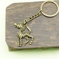 Zinc Alloy Zebra Keychain Bag Charm Gift view 3