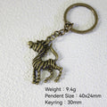 Zinc Alloy Zebra Keychain Bag Charm Gift view 2