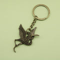 Zinc Alloy Flying Bird Crane Keychain Bag Charm Gift view 6