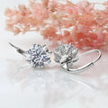 Sparkling Zircon Drop Earrings For Women, Light Luxury Wedding Jewelry Gift Earrings view 2