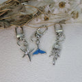 Zinc Alloy Enamel Ocean Mermaid Tail Keychain Bag Charm Gift view 2